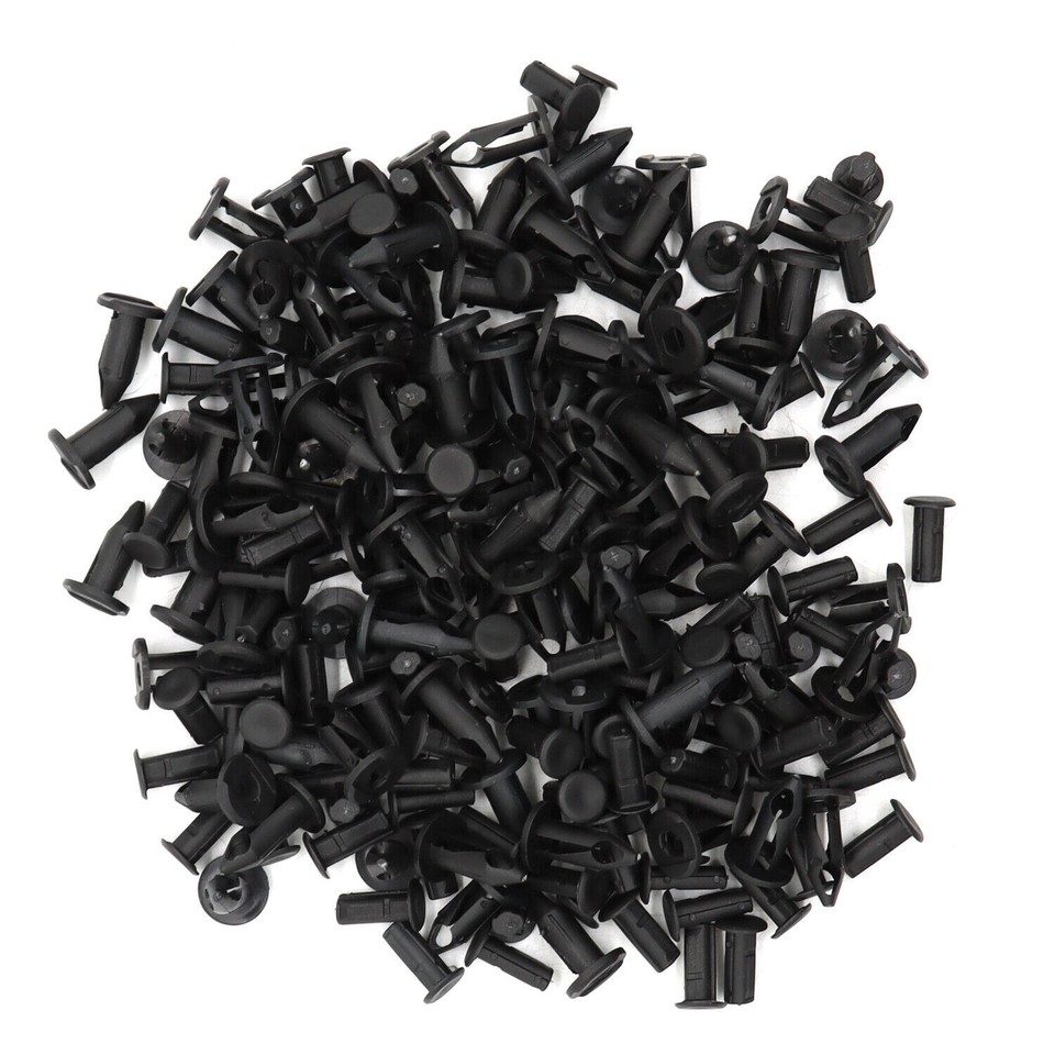 100pcs 8mm Retainer Clips Push Pin Splash Guard Body Panel Fasteners Replacement For Honda ATV