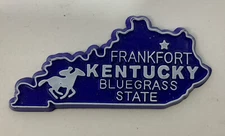 Frankfort Kentucky Bluegrass State Refrigerator Magnet PreownedKitchen