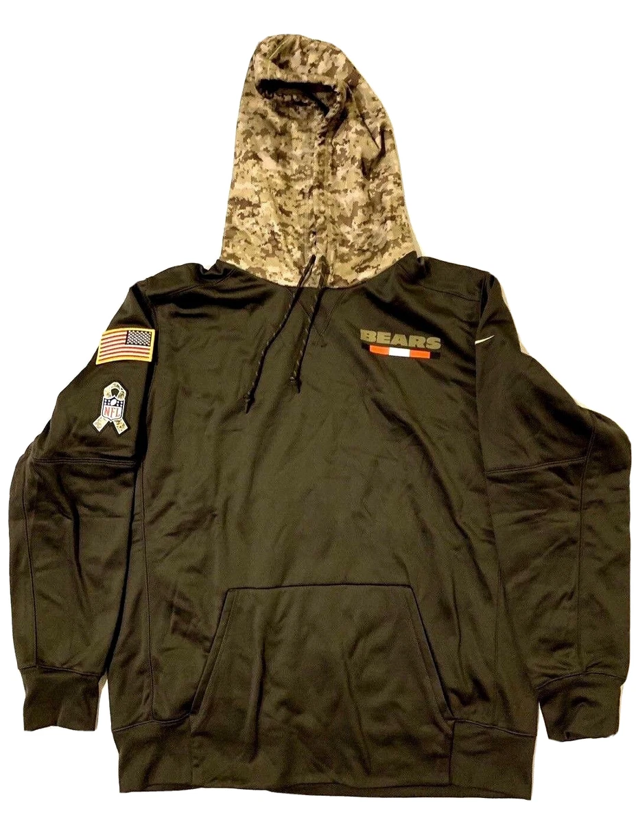 Chicago bears salute to service hotsell hoodie 2017
