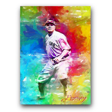 2018 BABE RUTH # 57 NYY 15/50 ORIGINAL PRINT ART SKETCH CARD ARTIST SIGNED