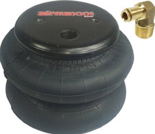 Airmaxxx 2600 Bags With 12 Hose Elbow Fitting Air Ride Suspension Spring