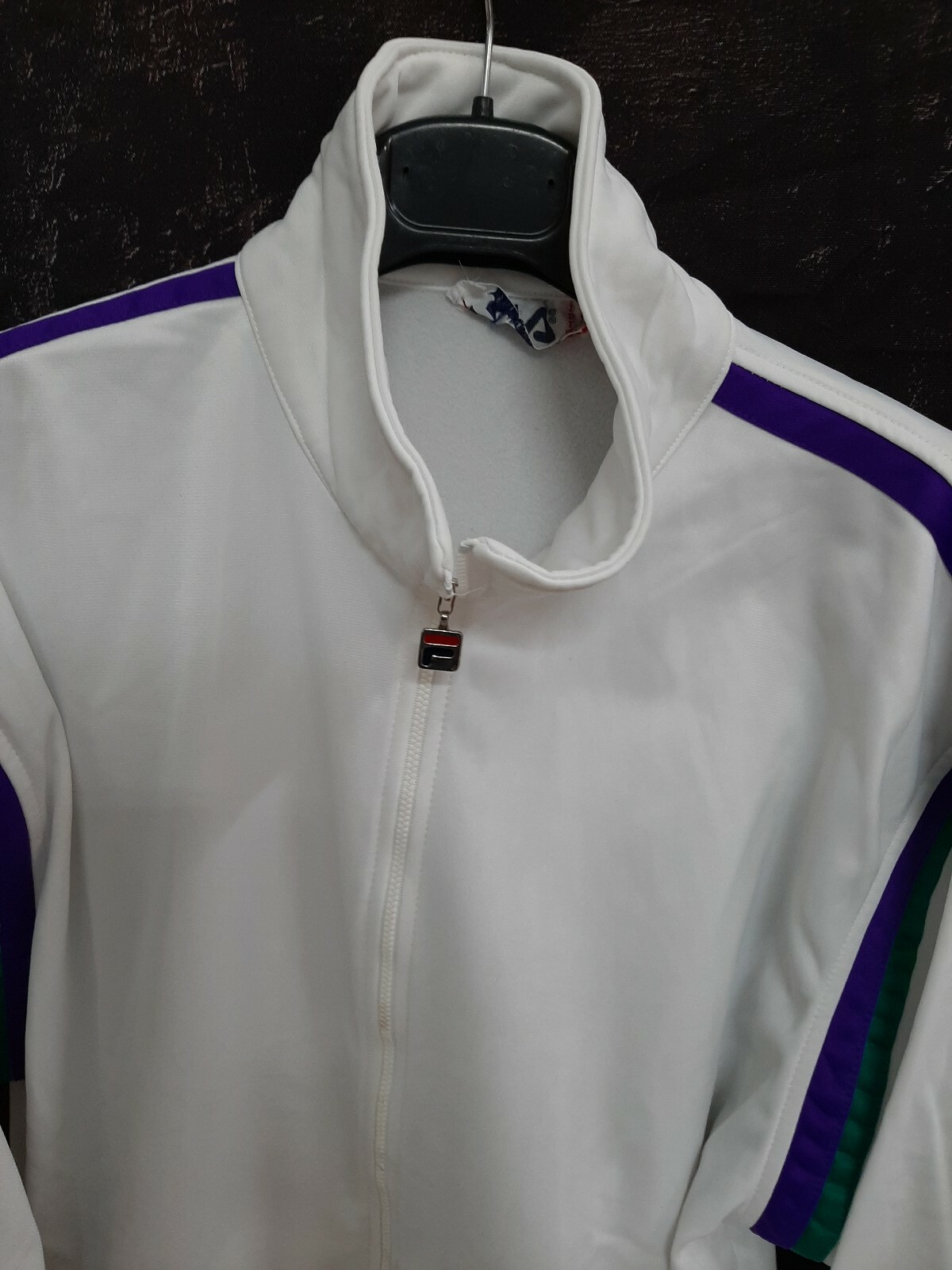 Fila giacca tuta felpa vintage 80s 90s giubbotto jacket e pants completo tg 44 M