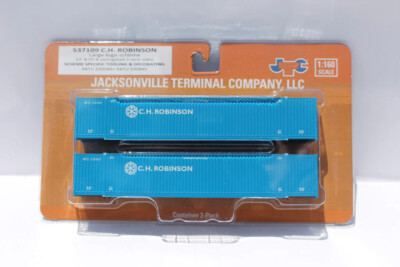 JTC N 53' High Cube Corrugated Side Containers CH Robinson 'Large Logo sc 537109