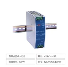 1PCS Meanwell EDR-120-24 V5A120W AC to DC track switching power supply new