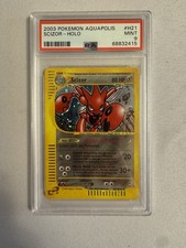 2003 Pokemon - Scizor Holo Rare E Reader Aquapolis H21/H32 - PSA 9 Mint! WOTC on eBay