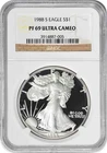 1988-S $1 American Silver Eagle PF69UCAM NGC