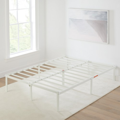 #ad Mainstays MS20D1102213 14quot; Heavy Duty Steel Slat Platform Bed Frame Size: $41.00