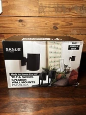 Sanus Speaker Wall Mounts for Sonos Era 100, Pair - Black - See Details