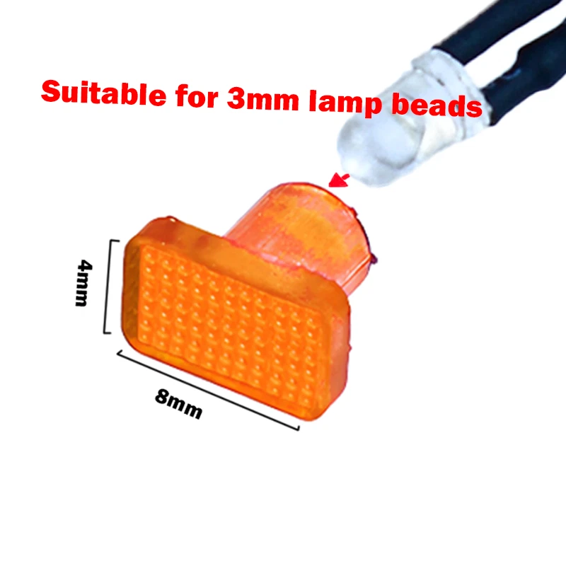 LED 3mm Lamp Beads Position Lamp for 1/14 Tamiya RC Dump Truck SCANIA 770S Car - Image 2 of 4