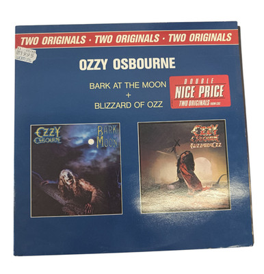 Ozzy Osbourne Bark At The Moon + Blizzard Of Ozz Vinyl LP Schallplatte Epic