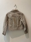 J Crew Crewcuts Girls' denim jacket in leopard print Size XS 4-5 — photo 5