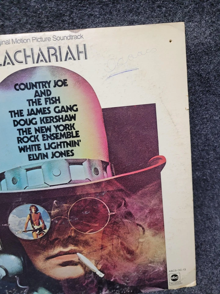 Винтажная виниловая пластинка Zachariah LP ABC Records кантри Joe Fish саундтрек James Gang 19 - Изображение 4 из 4