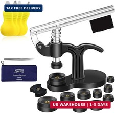 ONEBOM Watch Press Tool Set, Watch Repair Kit Professional with Everything, for