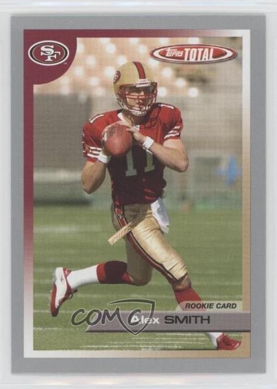 2005 Topps Total Silver Alex Smith #487 Rookie RC 3n1