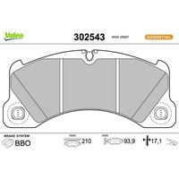 Valeo BremsbelÄGe Satz Vorne Passend FüR Audi E-TRON Bentley Flying Porsche Caye