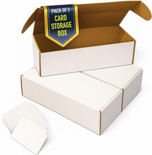 Trading Card Storage Box - 3 Holder Boxes, 800 Ct. TCG Storage for MTG, Baseball