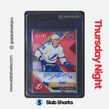 2024 UPPER DECK ALLURE #116 EMIL LILLEBERG AUTO RED RAINBOW RC ROOKIE