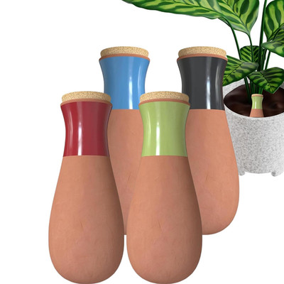 Ollas (Set of 4) | 12Oz Terracotta Plant Watering Globes - Self Watering Planter