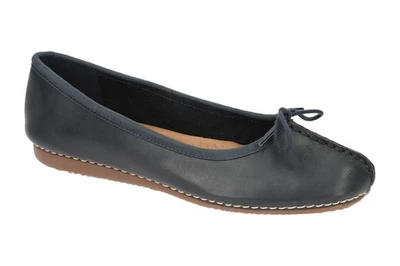 Clarks Schuhe FRECKLE ICE blau Ballerinas Damen Halbschuhe 20352932 4 NEU - Bild 1 von 4