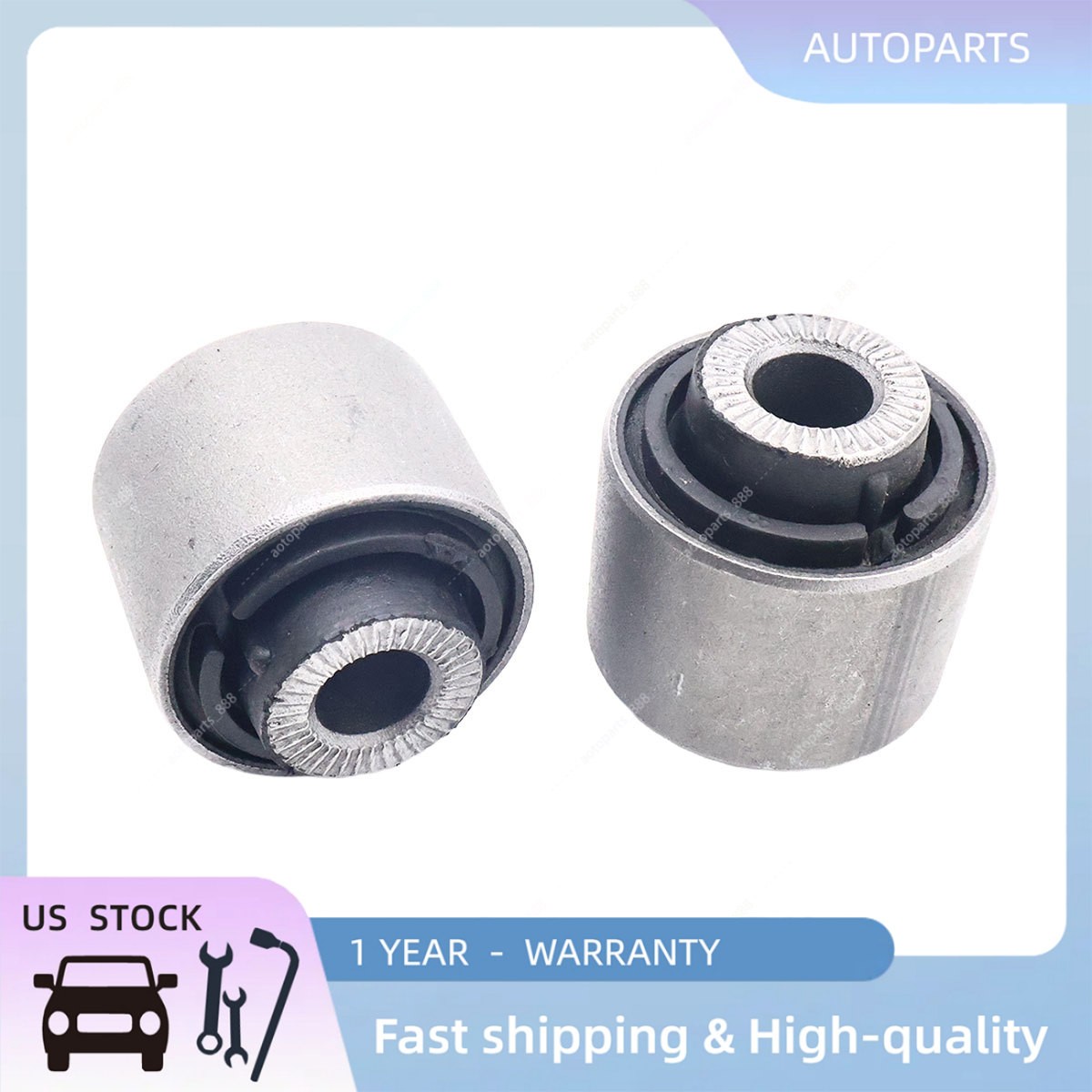 2x Rear Knuckle Upper Control Arm Bushing for Honda CR-V 2.4L 52395-S5A-004