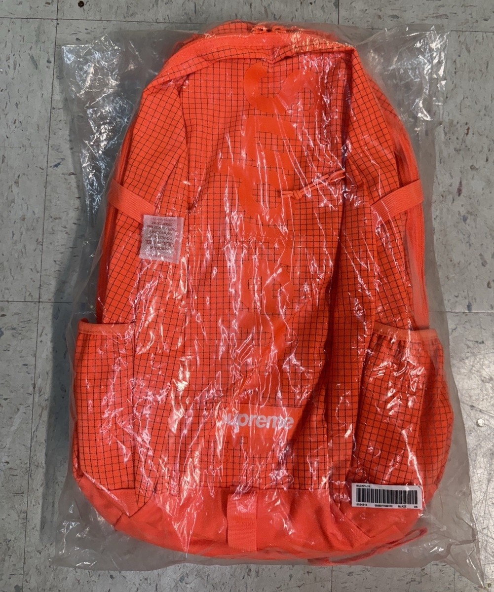 Supreme Men's Orange Backpack SS24B10 | eBay