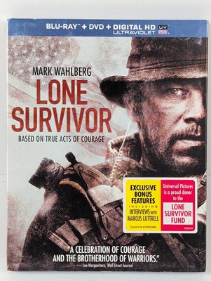 Lone Survivor (2014) Plus Plus Blu-Ray Mark Wahlberg Free Shipping