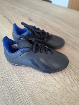 adidas X Club Kids Astro Turf Football Trainers Black UK 11K EU29 TF Boots - Image 1 of 4