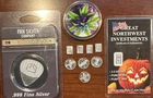 Lot Of .999 Fine Silver - 10g Guitar Pick, 1 Oz Colorized, Bars, Rounds - 50G⭐️