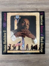 Thomas Blackshear 2001 Calendar 12 American Heroes Of Black History