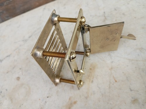 Architectural Vintage Brass Rare Door Viewer Guard Peephole Peep Hole Speakeasy