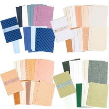 Vintage Scrapbook Paper 80 Sheets A6 Embossed Textured for Junk Journal Collage