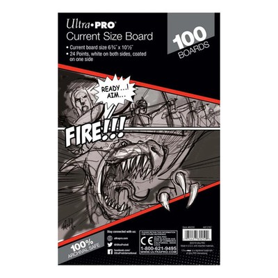 Ultra PRO 100 CT Current Age Comic Boards