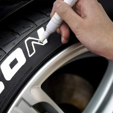 White Tyre Marker Paint Pen Bike & Car Tyres Gift for Him Permanent Metal Tire