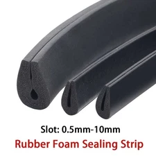 Rubber Foam U-Shaped Edging Trim Sealing Strip Door Window Edge Protector Strip