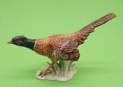 Goebel CV120 Fasan Figur Tierfigur Porzellan 1970 ( Bruchstellen laut Bildern )