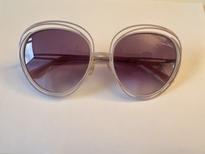 SEE 5350 Lavender Metal Sunglasses with Purple Tint Lenses. Excellent. 
