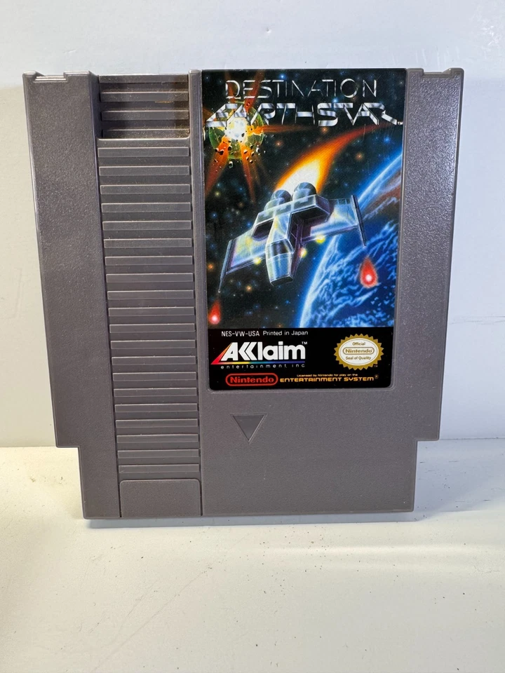 Destination Earthstar (Nintendo NES, 1990) Authentic. Tested. w.Sleeve - Image 2 of 3