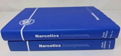 (2) Narcotics Anonymous NA Sixth Edition  Hardcover & Paperback Addict Recovery