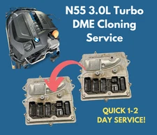 BMW N55 DME ECU ECM Cloning Service 3.0L TURBO 335I 435I 535I 640I X3 X4 X5 35I