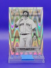 J.D. Martinez 2022 Topps Chrome Black & White RayWave Refractor SP 🔥 Red Sox
