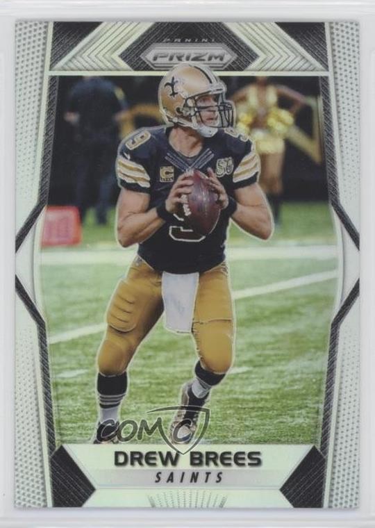 2017 Panini Prizm Silver Prizm Drew Brees #192 3n1