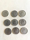 Lot of 9 Roosevelt Dimes, 1963