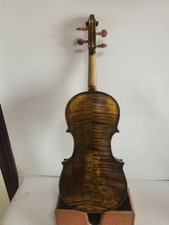 Master 4/4 violin Solid Flamed maple back spruce top hand carved K1468