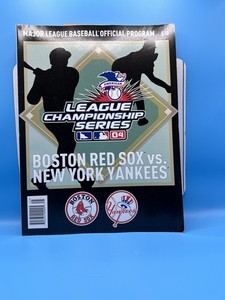League Championship Series Official Program 2004 - Red Sox vrs Yankees 