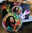 Stoner Stacker - Bob Marley: One Love - Marijuana Cannabis 1oz .999 Silver Round