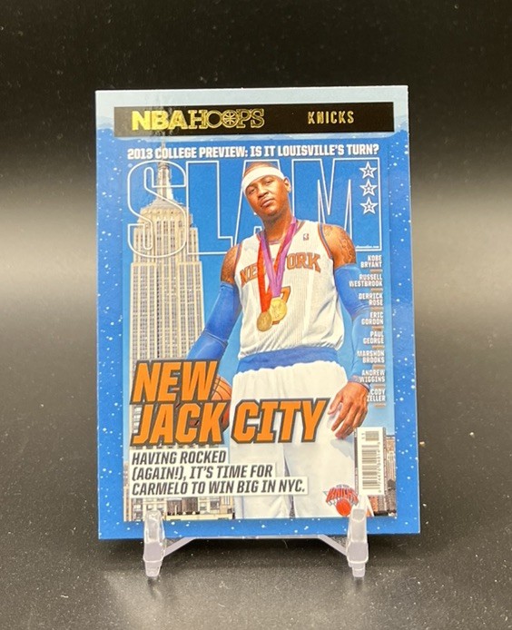 2020-21 Panini NBA Hoops Slam GOLD Carmelo Anthony #3 HOF KNICKS LEGEND RARE