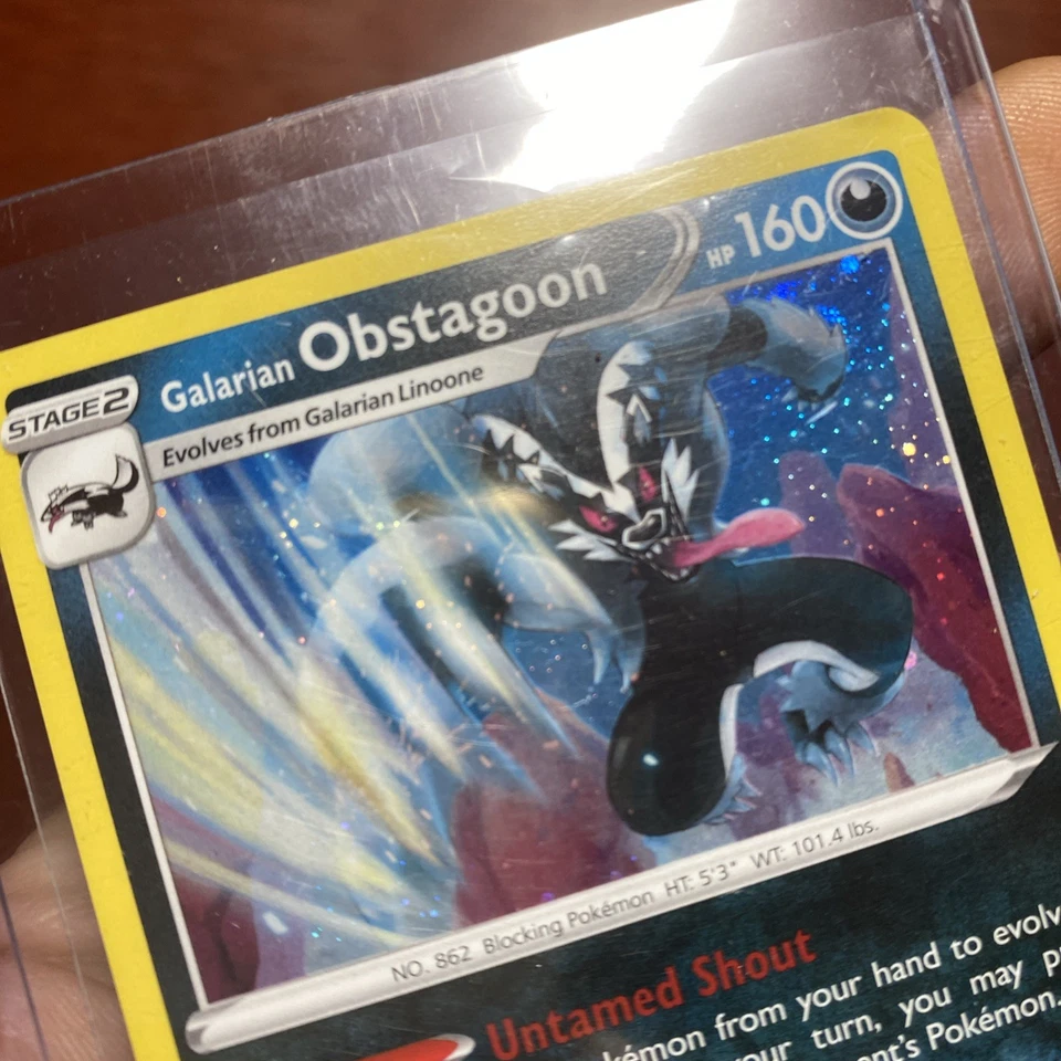 Swirl Galarian Obstagoon SWSH059 SWSH: Sword & Shield Promo Pokemon Card c364 - Image 4 of 4