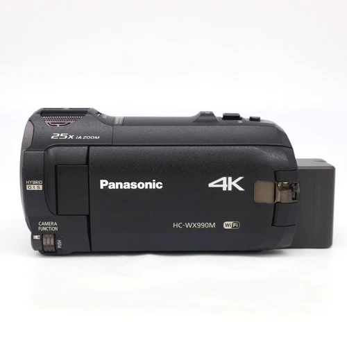 Panasonic HC-WX990M Black Camcorder 4K Video Camera 20x Zoom HYBRID O.I.S.+ Exc