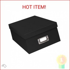 Pioneer Photo Albums Photo Storage Box, Black