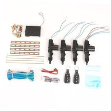 Universal Car Door Lock 4PCS,12V Door Lock Actuator Keyless Entry System with